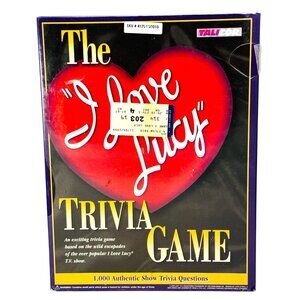 The I Love Lucy Trivia Game Vintage Talicor Sealed 1998 TV Show Collectible